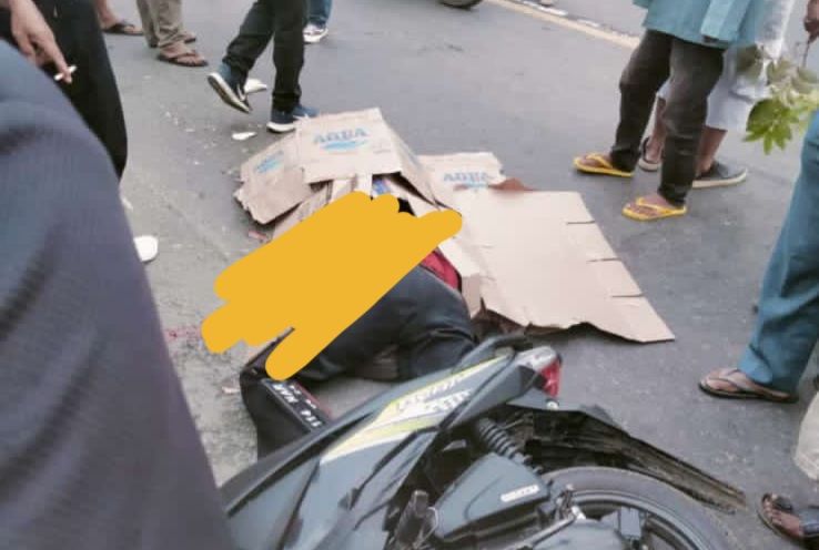 Ketua LSM KPK Sergai Tewas Terlindas Truk