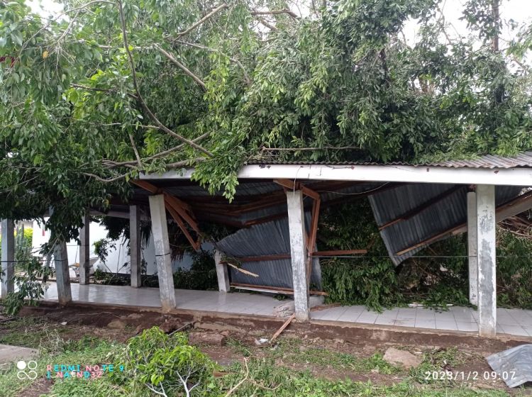100 Lebih Rumah Warga Gowa Rusak Akibat Angin Kencang