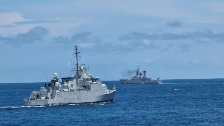 4 Kapal Perang RI Siaga di Laut Natuna