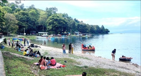 Awal Tahun 2023, Camat Tampahan Pantau Lokasi Wisata Pantai Pakkodian