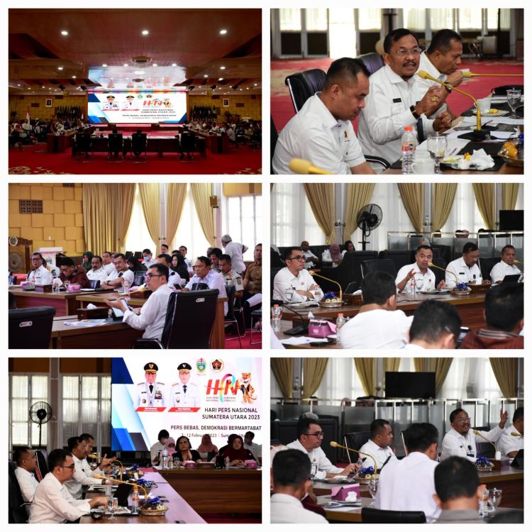 Pemprov, Forkopimda dan PWI Sumut Komitmen Sukseskan HPN 2023
