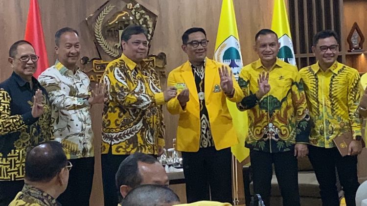 Ridwan Kamil Resmi Bergabung Partai Golkar