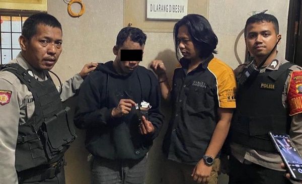 Patroli Dini Hari, Polrestabes Medan Ciduk Pengendara Motor Bawa Sabu