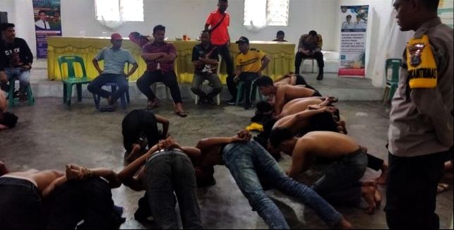 Mabuk, Dua Kelompok  Remaja Terlibat Tawuran  di Malam Tahun Baru