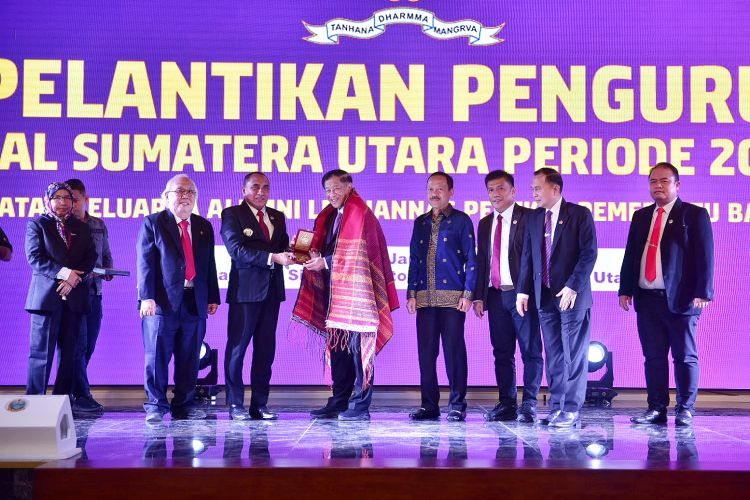 Agum Gumelar Kembali Lantik Edy Rahmayadi Ketua DPD Ikal Lemhannas Sumut