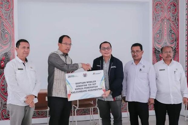 PT Inalum Serahkan Bantuan Mobiler Untuk SMP di Humbahas