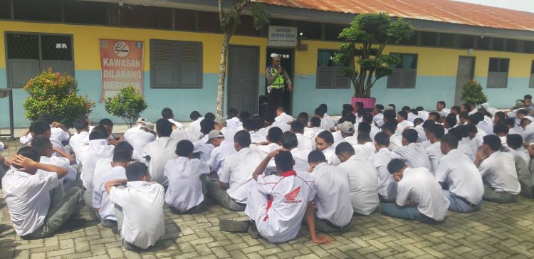 Police Go to School, Sat Lantas Polresta Deliserdang Sambangi SMK Wira Jaya Tanjung Morawa