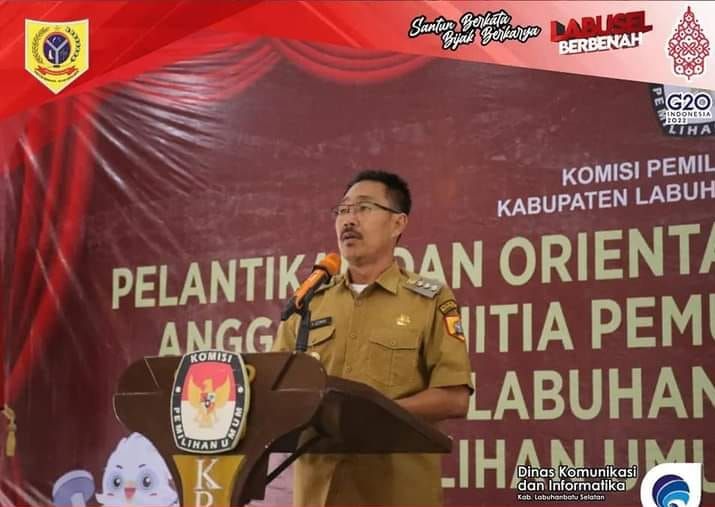 Bupati Labusel Hadiri Pelantikan PPS