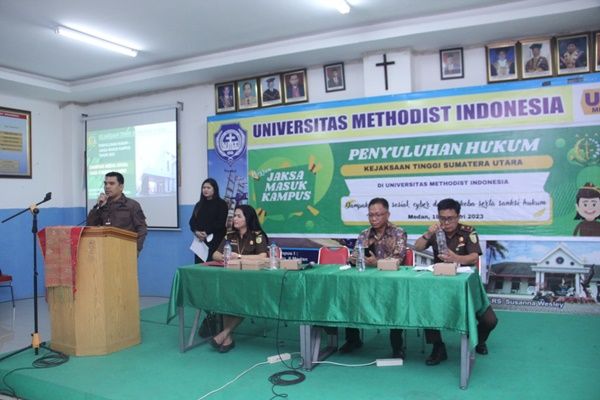 Masuk Kampus UMI Medan, Jaksa Sampaikan Dampak Media Sosial dan Sanksi Hukumnya