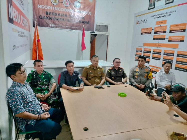 Kasus Video Suara Rekaman Forkopimda Dukung Capres 02 Dihentikan, Bawaslu Batubara: Tidak Ditemukan Unsur Pidana!