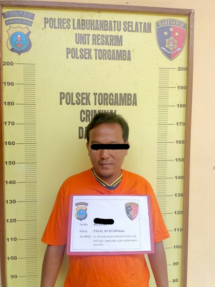 Polsek Torgamba Berhasil Tangkap Pelaku Pencurian Dan Pemberatan