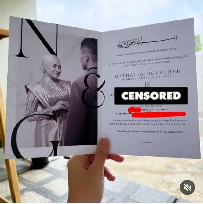 Bakal Lepas Status Janda, Nathalie Holscher Pamer Undangan Pernikahan