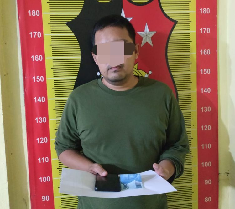 Seorang Pelaku Judi Online Terjaring Operasi Pekat