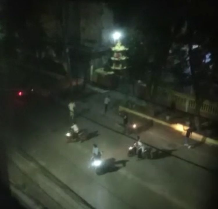Polsek Medan Area Bubarkan Tawuran Geng Motor
