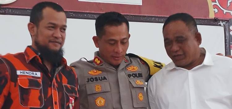 Sepakat ! Dihadapan Kapolres Belawan AKBP Josua Tampubolon PP-IPK Damai di Bulan Ramadhan