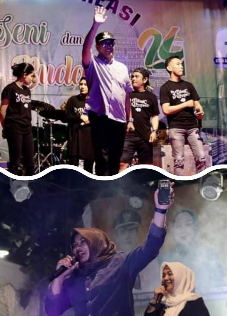 Bupati dan Wapub Sumbang 4 Lagu Hibur Masyarakat di Kemeriahan Hut Madina