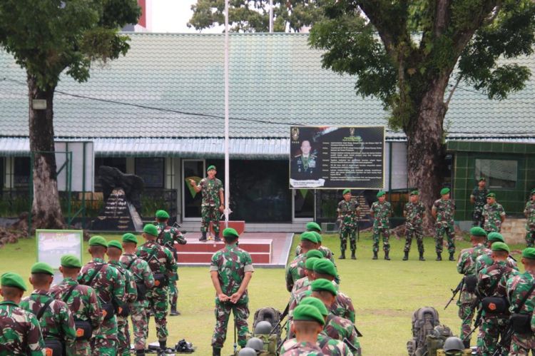Jelang Tugas Operasi Pamtas Papua Barat, Danrem 032/Wbr Uji Alarm Steling Yonif 133/YS