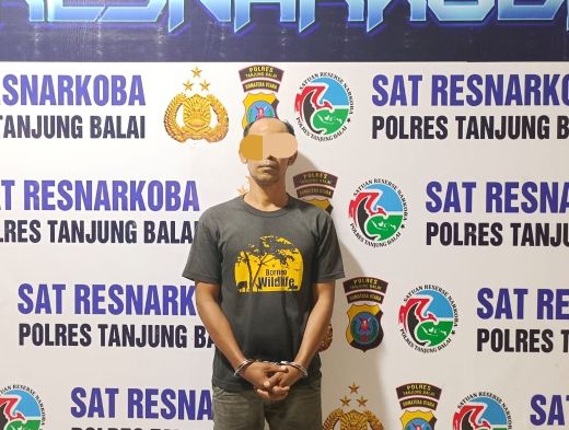 Pengedar Narkoba di Tanjungbalai Ditangkap, Polisi Amankan 23,93 Gram Sabu