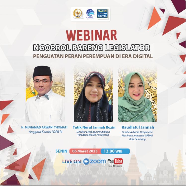 Ngobrol Bareng Legislator: Penguatan Perempuan di Era Digital