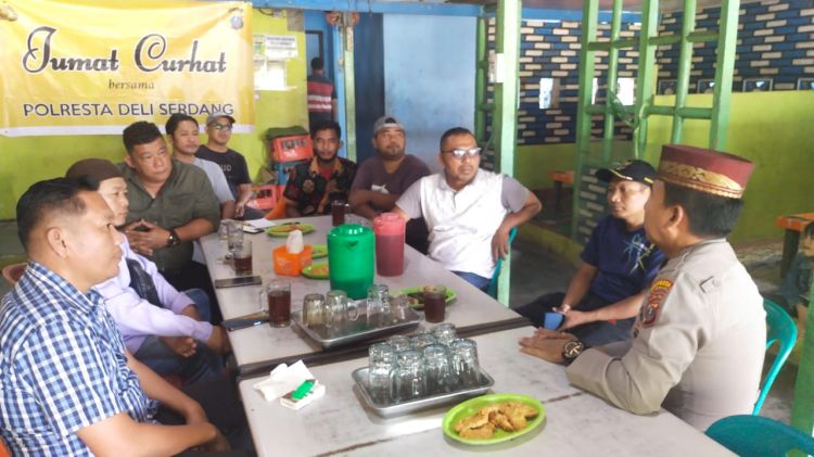 Jumat Curhat, Polresta Deliserdang Tampung Keluhan Warga