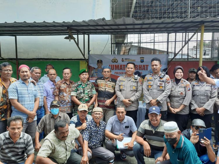 Polrestabes Medan Laksanakan Jumat Curhat Bersama Warga Pulo Brayan Bengkel