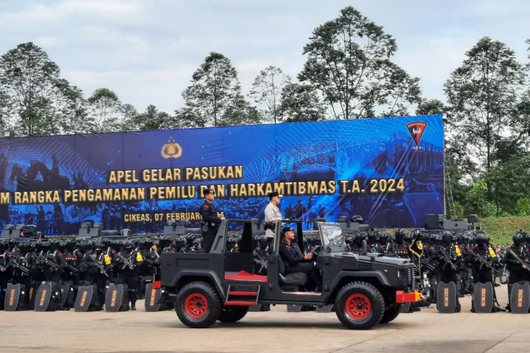 Polri kerahkan 25.000 personel Brimob amankan dinamika Pemilu 2024