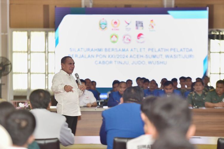 Gubernur Edy Minta Atlet Harus Jadi Pemenang di PON XXI