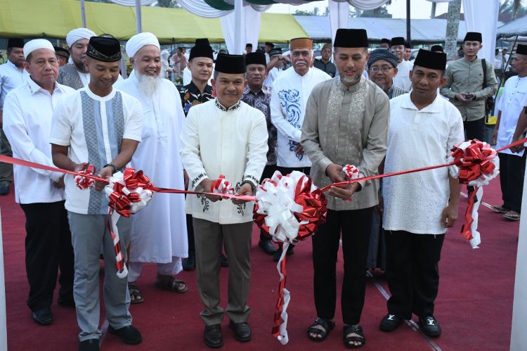 Pangdam I/BB Resmikan Masjid Al Iman Al Musannif Yon Armed 2/KS