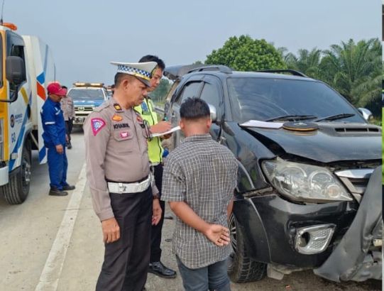 Tabrakan Beruntun di Tol JMKT Medan-Tebingtingi, Satu Orang Tewas