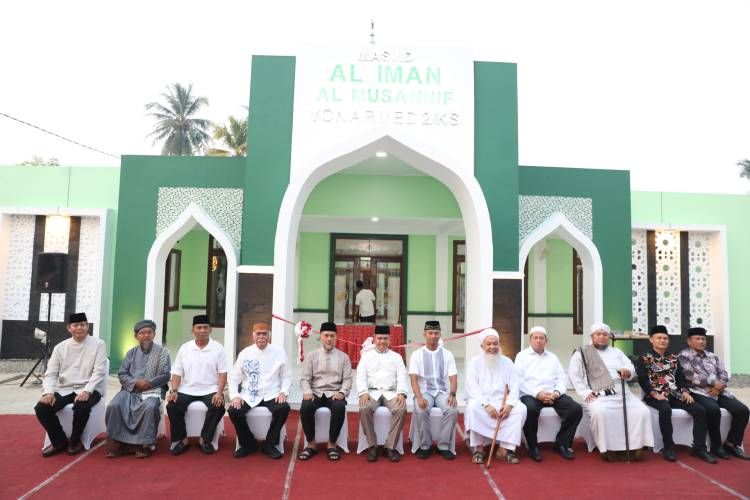 Subhanallah, Masjid ke 30 H Anif Diresmikan di  Batalyon Armed