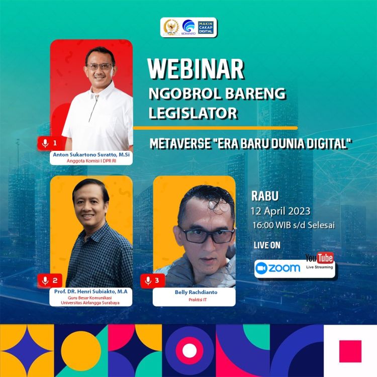 Ngobrol Bareng Legislator: Metaverse, Era Baru Dunia Digital