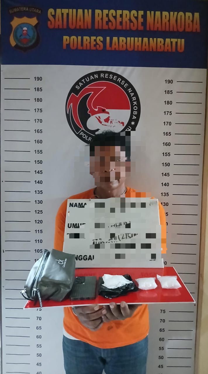 Polres Labuhanbatu Ungkap Peredaran Sabu Seberat 204,09 Gram