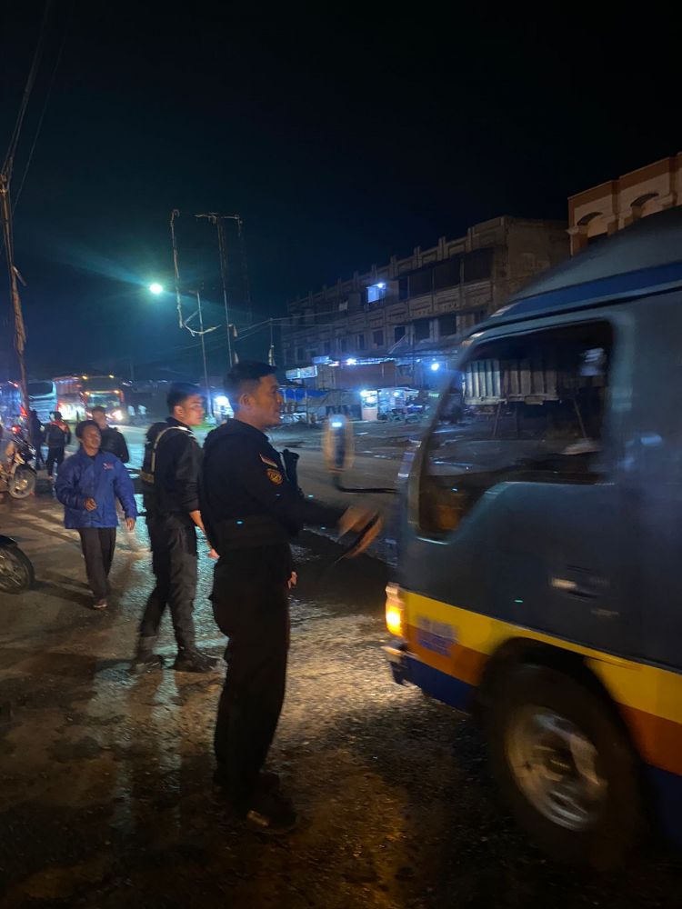 Sat Samapta Polres Labuhanbatu Laksanakan Patroli Malam