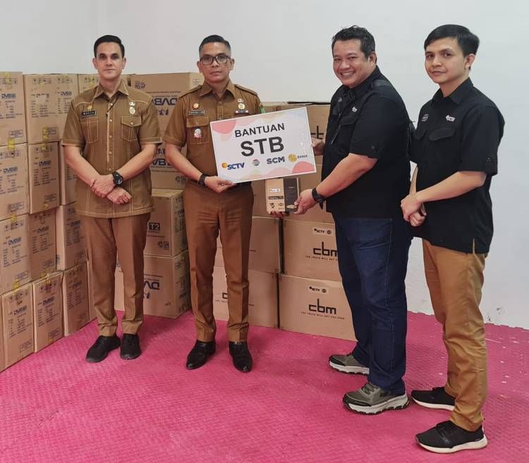 Ribuan Warga Medan Tembung Dapat Bantuan STB dari SCM, Sekcam Bilang Akan Didistribusikan ke 7 Kelurahan