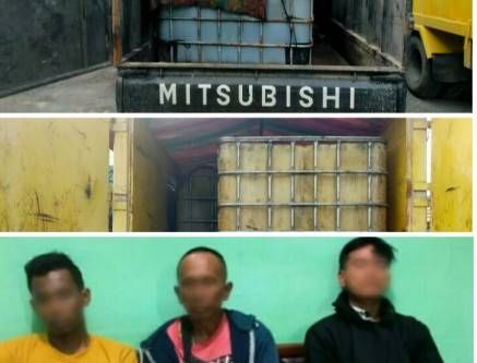 Dan Sub Denpom I/1-2 Koordinasi Dengan Kasat Reskrim Polres Labuhanbatu Soal Kasus 3 Warga Main BBM Ilegal