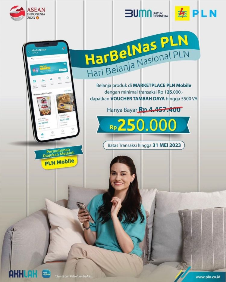 Promo Harbelnas, PLN Manjakan Pelanggan Dengan Biaya Murah Program Tambah Daya