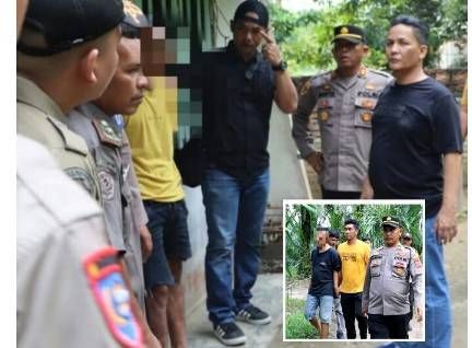 Wilkum Polres Labuhanbatu Kian Marak Narkoba, Tim Bekuk Dua Residivis Setelah Dikibusi Warga