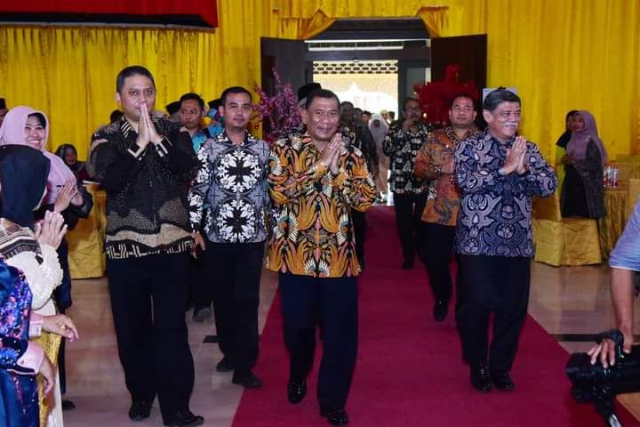 Bupati dan Anak Mantan Wabup Hadiri Halal Bi Halal Disdik Deli Serdang