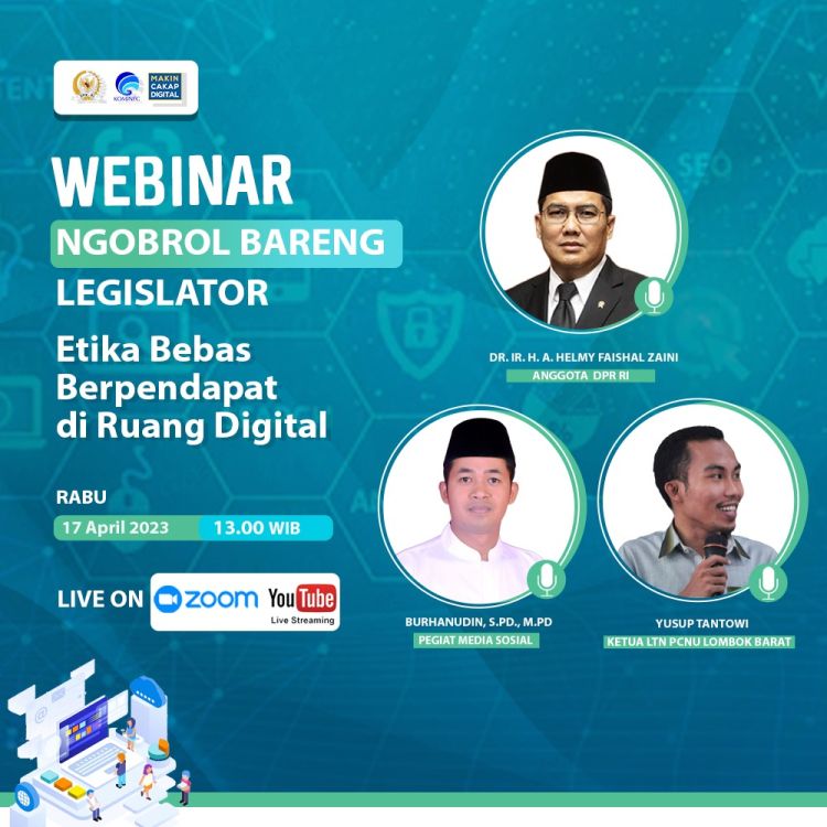 Ngobrol Bareng Legislator: Etika Bebas Berpendapat di Ruang Digital
