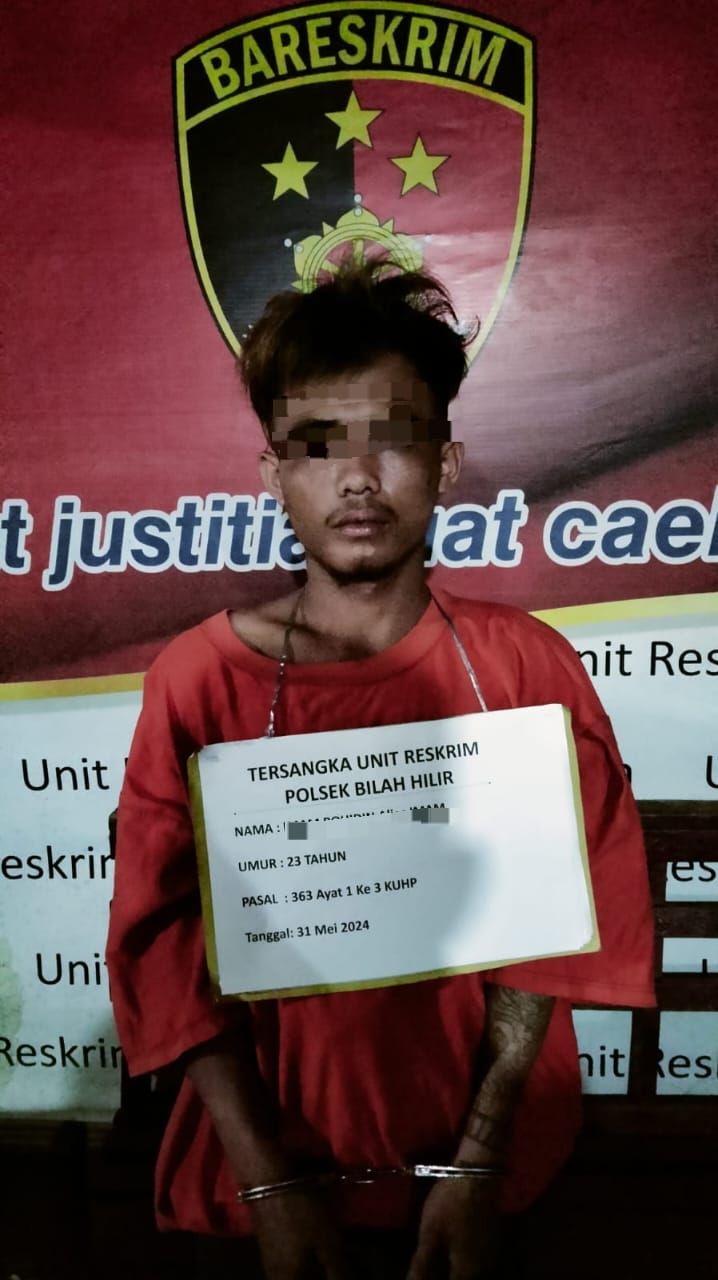 Pelaku Curat Di Ringkus Polsek Bilah Hilir