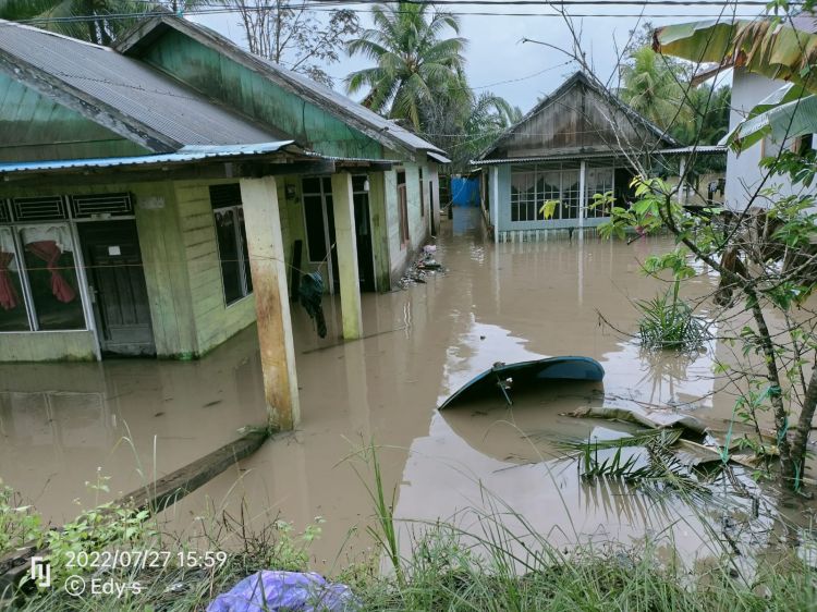 Banjir di Kabupaten Tanah Bumbu, 23 Jiwa Mengungsi