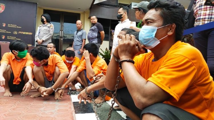 101 Bandit Jalanan di Medan Berhasil Diringkus, Tiga Orang Dilumpuhkan