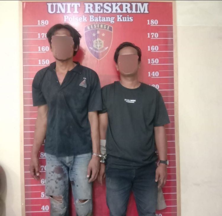 Polsek Batang Kuis Amankan Dua Pencuri Perangkat Tower XL