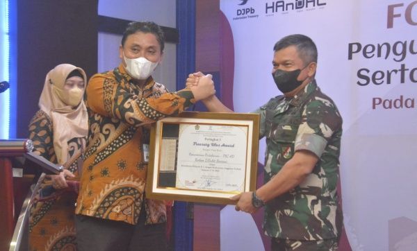 Kodam I/BB Raih  Penghargaan Peringkat I Treasury Ulos Award
