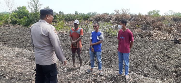 Polsek Labuhan Ruku Sosialisasi Pencegahan Karhutla