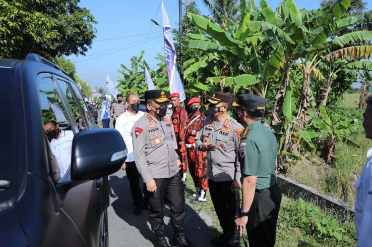 Hadiri Kick Off Gerakan Nasional Pengendalian Inflasi Pangan di Sumut, Ini Kata Kapolresta Deliserdang