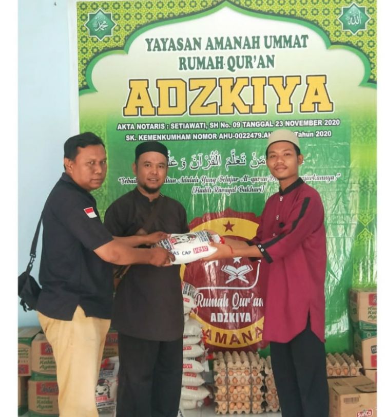 Ketua MCP Bung Syahbani Anjangsana Ke Rumah Tahfidz Adzkiya