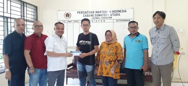 PWI Sumut Serahkan Lagi Santunan Asuransi untuk Keluarga Wartawan