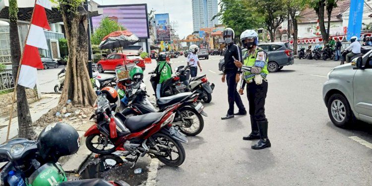 Parkir Sembarangan, Ratusan  Kendaraan  Kena Tilang Elektronik