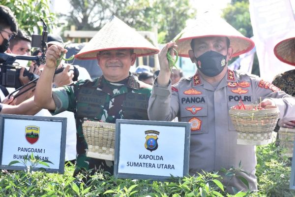 Kodam I/BB Siap Berkolaborasi dan Bersinergi untuk Menekan Inflasi Pangan di Sumut